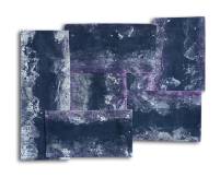 SHAPED MOMENT AND MULTIPLE SPACE - black purple II | 61 x 66 cm